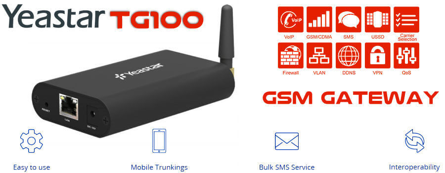 TG100 GSM Gateway Dubai UAE - Yeastar TG100 GSM Gateway